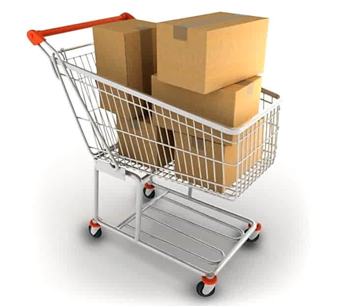 Изображение корзины с товарами