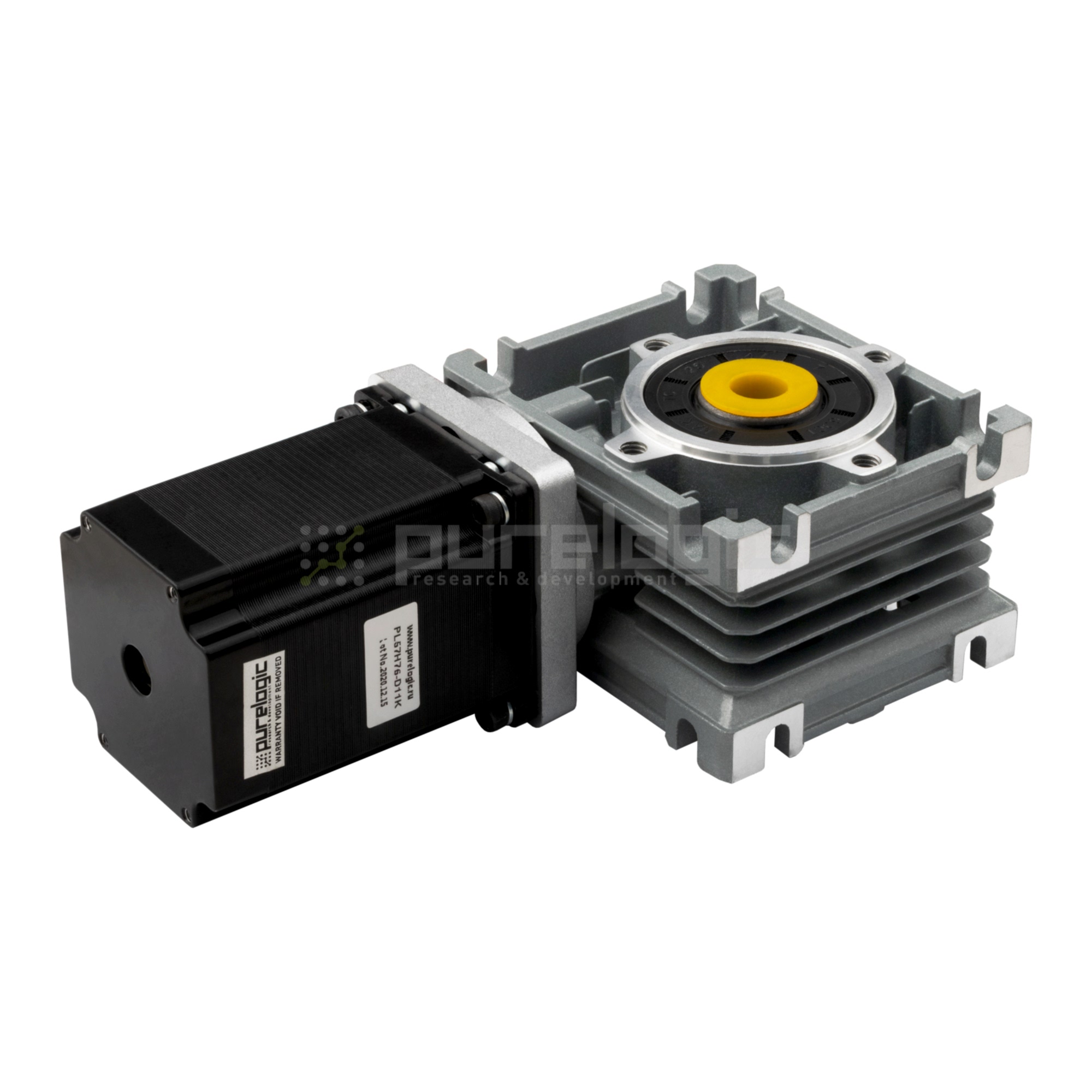 Изображение Двигатель шаговый с редуктором PL57H76-WG30-40