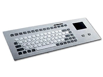 Изображение Клавиатура промышленная силиконовая TKG-083b-TOUCH-MODUL-USB-US/CYR (KG16245)  