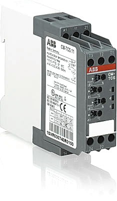 Изображение ABB Реле контроля температуры CM-TCS.21P, Uпит=24В AC/DC,-50...+50 С, пруж.клеммы