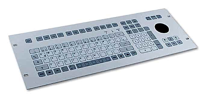 Изображение Клавиатура промышленная TKS-105c-TB38-FP-4HE-PS/2-US/CYR (KS19277)  