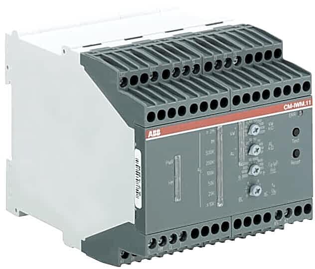 Изображение ABB Реле контроля сопротивления изоляции CM-IWM.11 (1-250кОм / 0,02-20МОм) Uизм=0-1000В AC/DC, 2ПК, емкость системы 3000 мкФ, винтовые клеммы