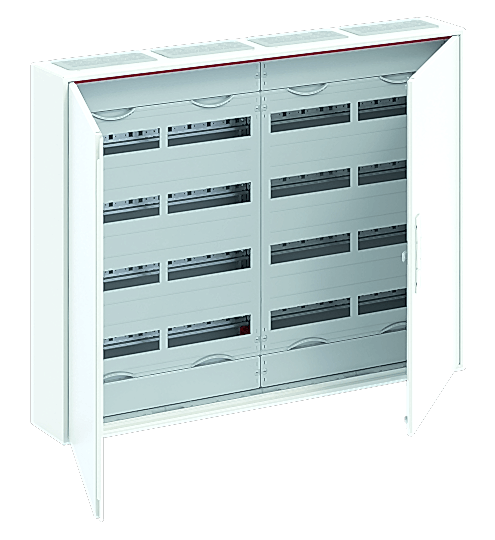 Изображение ABB Шкаф 192 М навесной IP44, 800x1050x160  с  расстоянием между DIN-рейками 150 мм и винтовыми клеммами N/PE CA45RZ1