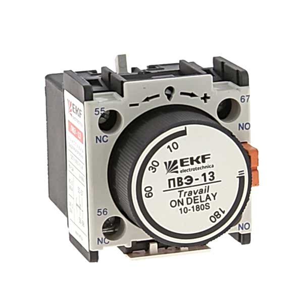 Изображение EKF PROxima Приставка выдержки времени включения ПВЭ-11 0,1-3сек NO+NC