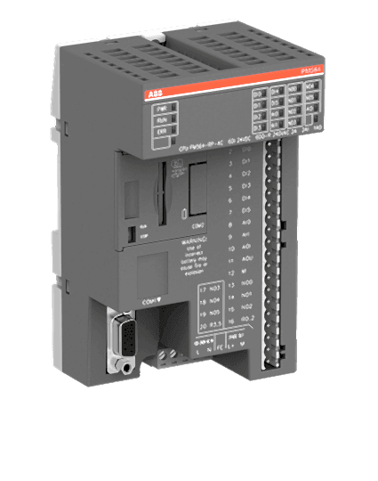 Изображение ABB Контроллер AC500-eCo, 128 кБ, 6DI/6DO-реле/2AI/1AO, ~100-240В, PM564-R-ETH-AC