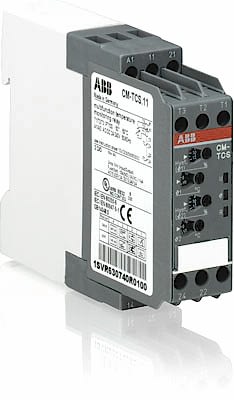 Изображение ABB Реле контроля температуры CM-TCS.23P, Uпит=24В AC/DC, 0...+200 С, пруж.клеммы