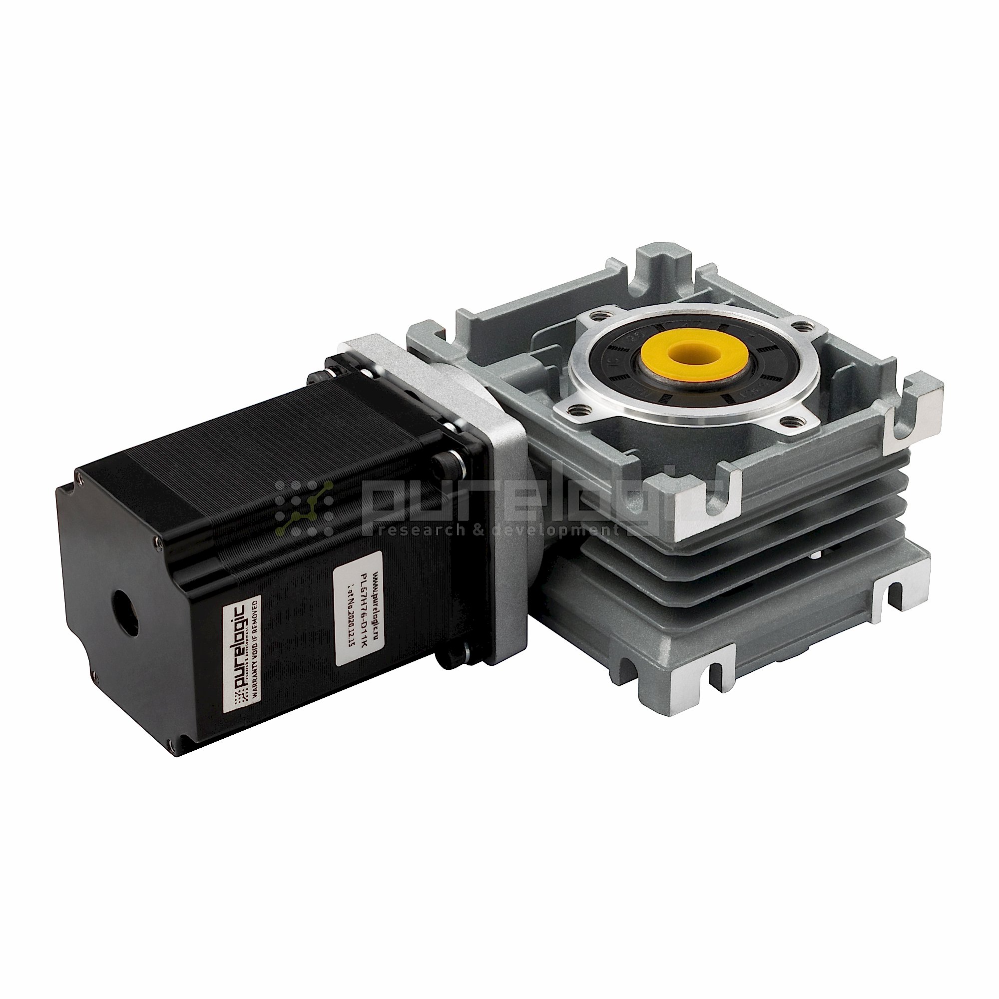 Изображение Двигатель шаговый с редуктором PL57H76-WG30-25