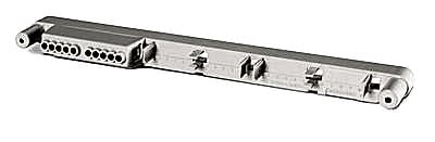 Изображение DKC Фиксатор на 3 клеммных блока с установленными 3 клеммными блоками. Для корпусов типа M550 на 16 модулей или M400 на 16 м