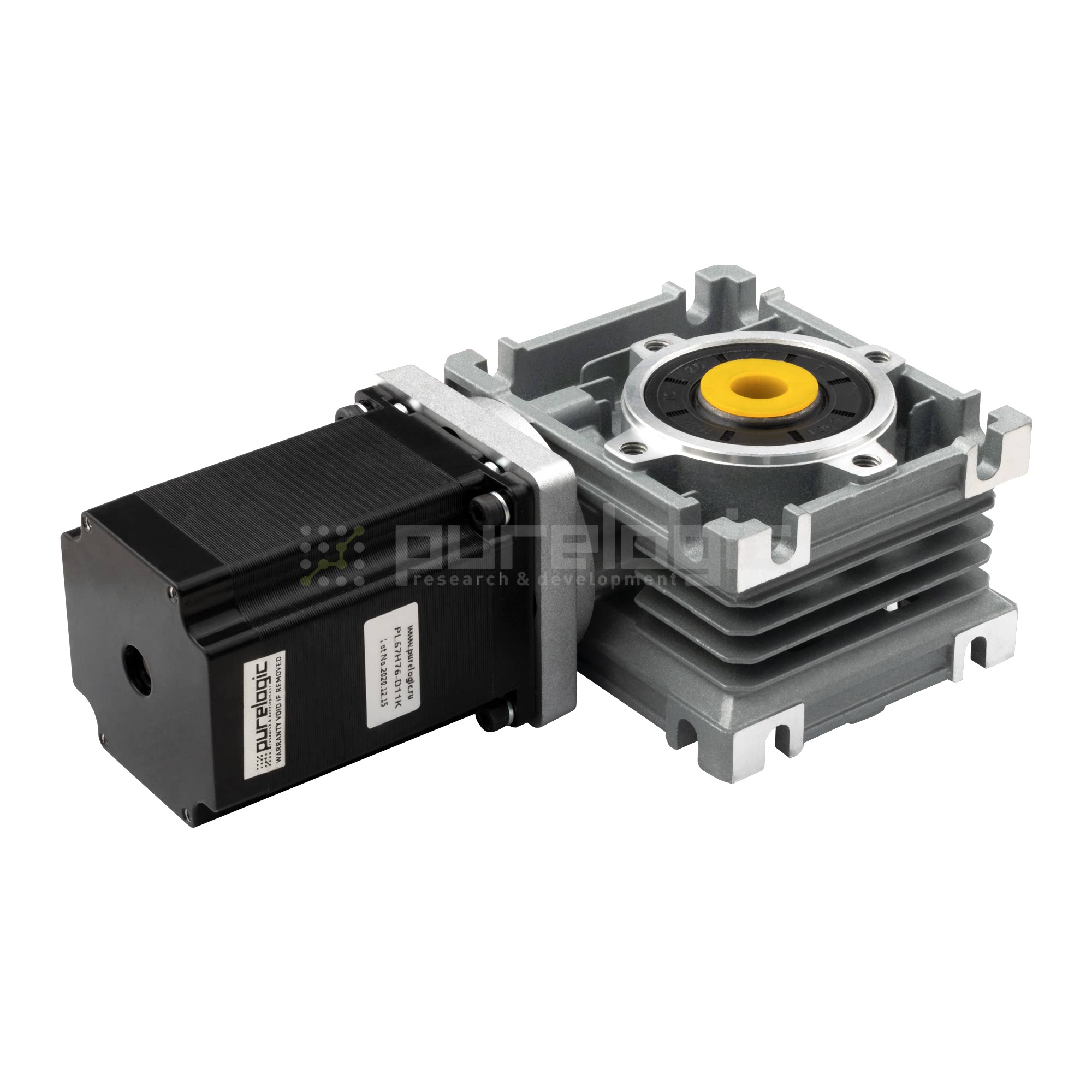 Изображение Двигатель шаговый с редуктором PL57H76-WG30-10