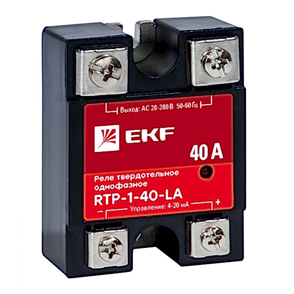 Изображение EKF PROxima Реле твердотельное однофазное с регулированием 4-20мА RTP-40-MUMBAI