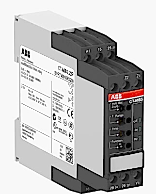 Изображение ABB Реле времени CT-MFS.21P многофункциональное, 24-240В АС/DC, 0,05..300ч, 2ПК, пруж.клеммы