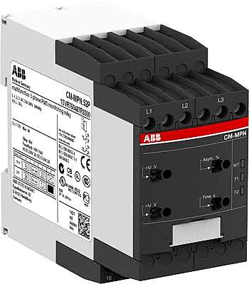 Изображение ABB Реле контроля CM-MPN.62P без контр нуля, Umin/Umax=3х450-570В/600- 720BAC, 2ПК, пруж.клеммы