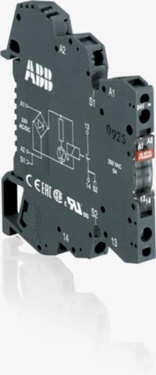 Изображение ABB Оптрон OBROA1000, вход: 115VAC/DC, выход: 1A 24-400VAC, пружинные зажимы