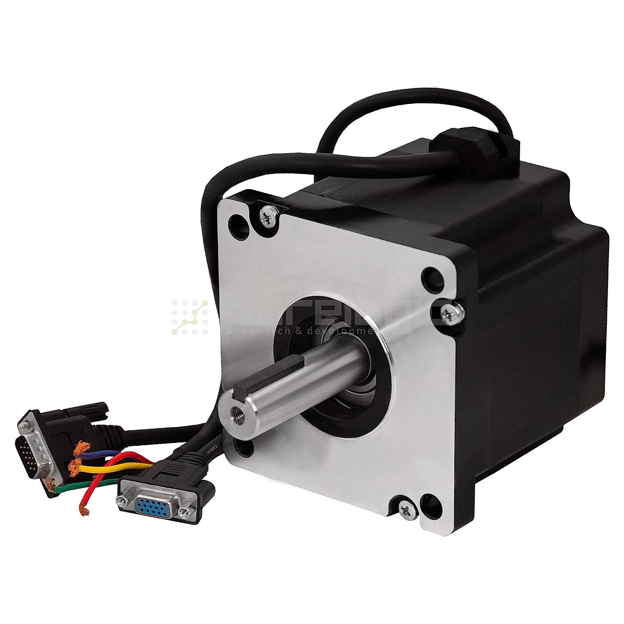 Изображение Двигатель шаговый с энкодером PL110H0460-D19-1K