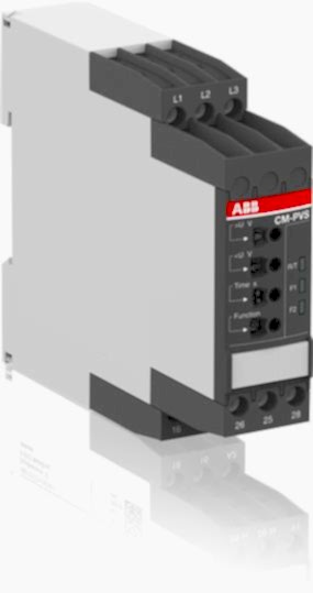 Изображение ABB CM-PVS.41S Реле контроля фаз без контр нуля,Umin/Umax=3x300-380В/420-500BAC,обрыв,чередов-е,2ПК