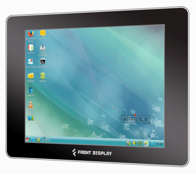 Изображение Промышленный панельный компьютер FRONT Station 170.202 (GLACE-19BK)  