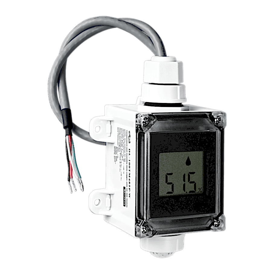 Изображение Датчик температуры и влажности окружающей среды с функией регистрации данных DL-100TM485P-W CR  