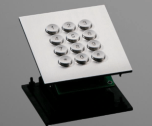 Изображение Клавиатура антивандальная 12T-ES19 Т1  