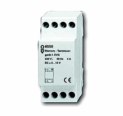 Изображение ABB BJE Светорегулятор для люм.ламп с электр. ПРА 50мА / 700 Вт, на DIN-рейку