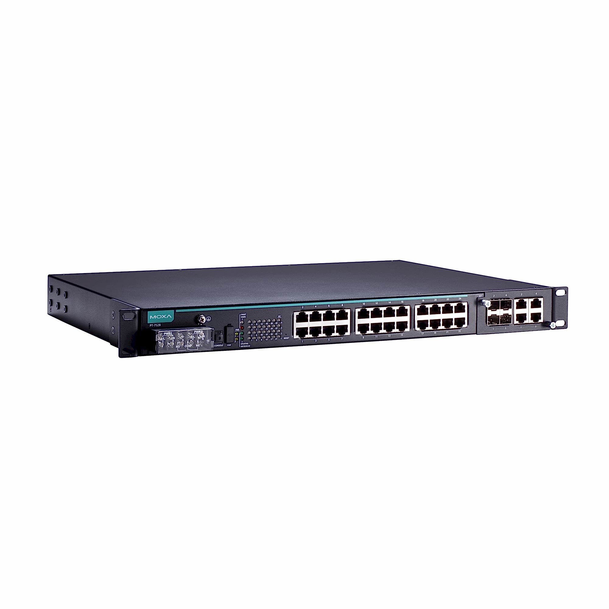 Изображение Коммутатор PT-7528-12MSC-12TX-4GSFP-HV-HV  