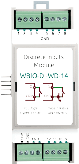 Изображение Модуль ввода-вывода Wiren Board WBIO-DI-WD-14