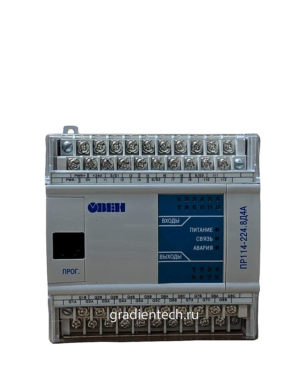 Изображение Программируемое реле Овен ПР114-224.8Д4А.РРРРРРРР