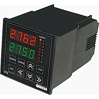 Изображение Устройство контроля температуры восьмиканальное с аварийной сигнализацией ОВЕН УКТ38-Щ4.АН