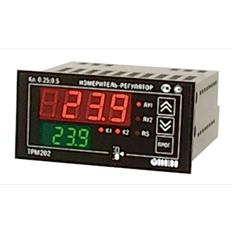 Изображение Измеритель-регулятор двухканальный с интерфейсом RS-485 ОВЕН ТРМ202-Щ2.РР