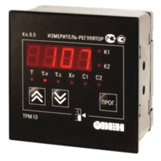 Изображение Измеритель ПИД-регулятор для управления задвижками и трехходовыми клапанами ОВЕН ТРМ12-Щ1.У.Р