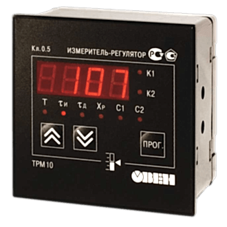Изображение Измеритель ПИД-регулятор одноканальный ОВЕН ТРМ10-Щ1.У.ИР
