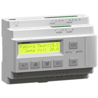 Изображение Контроллер для приточно-вытяжных систем вентиляции ОВЕН ТРМ1033-24.31.00