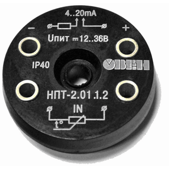 Изображение Температурный нормирующий преобразователь с выходом 4…20мА ОВЕН НПТ-2.01.1.2