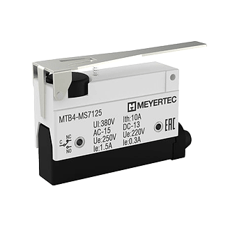 Изображение Выключатель концевой, рычаг нажимной MeyerTec MTB4-MS7125