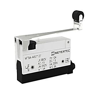 Изображение Выключатель концевой, рычаг с роликом MeyerTec MTB4-MS7126