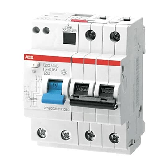Изображение Автоматический выключатель диф.тока ABB DS202 M AC-C13/0,03