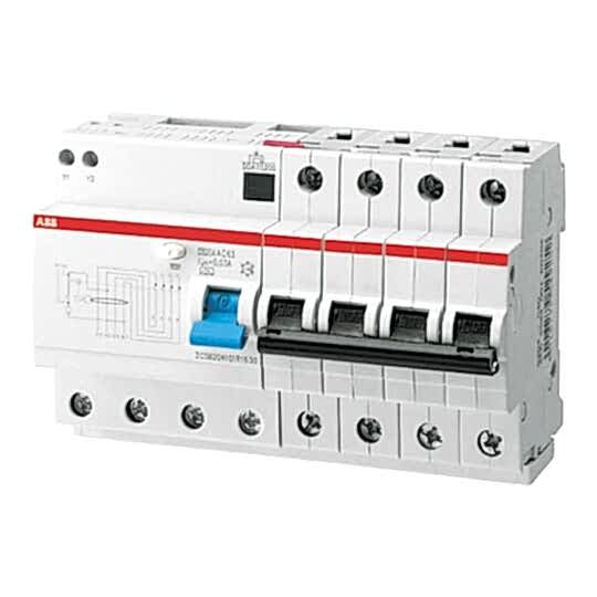 Изображение Автоматический выключатель диф.тока ABB 6мод. DS204 M AC-B13/0,03