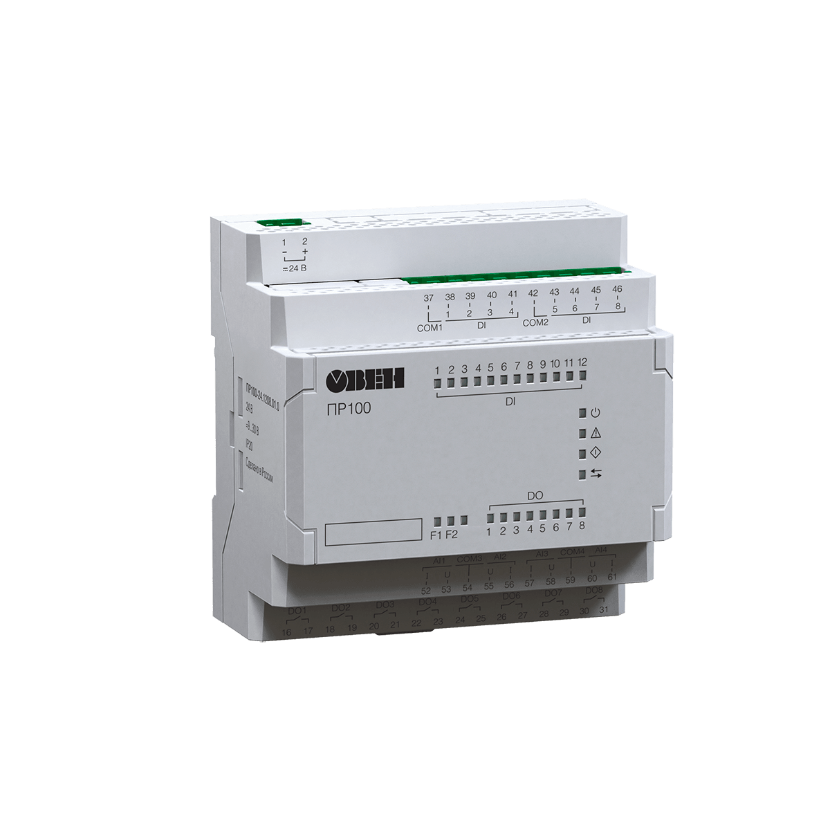 Изображение Компактное программируемое реле для локальных систем автоматизации ОВЕН ПР100-230.0804.01.0