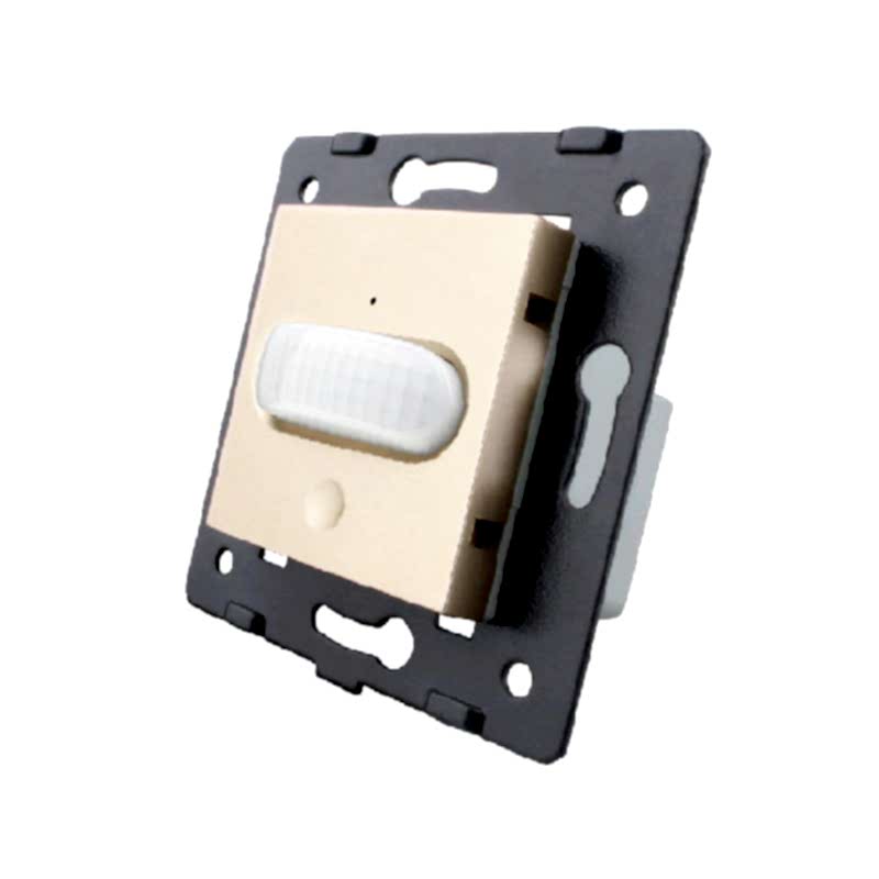 Изображение Датчик движения Livolo VL-C701RG-13 с сенсорным выключателем, цвет золотой (механизм)