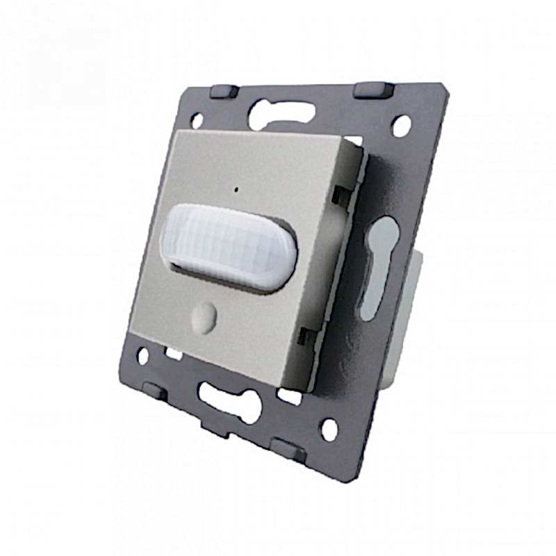 Изображение Датчик движения Livolo VL-C701RG-15 с сенсорным выключателем, цвет серый (механизм)