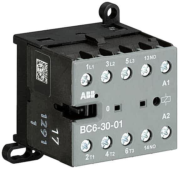 Изображение Миниконтактор ABB ВС 6-30-01 реверсивный 24V DC (арт.GJL1213001R0011)