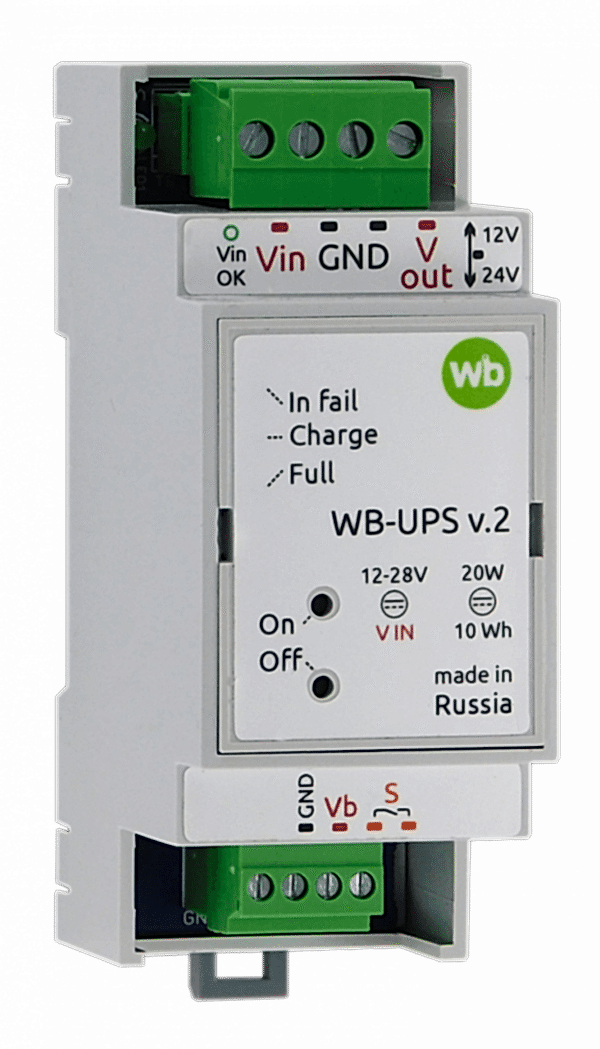 Изображение Модуль бесперебойного питания Wiren Board WB-UPS v.2