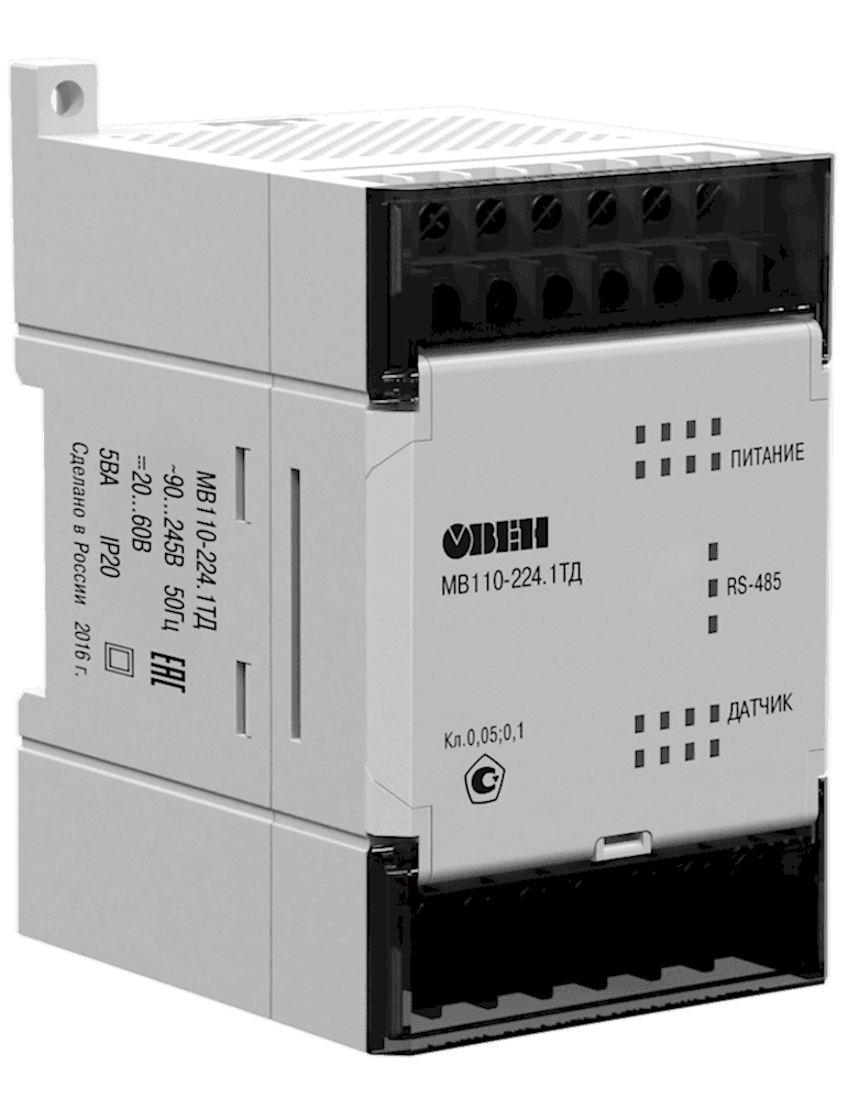 Изображение Модуль ввода сигналов тензодатчиков ОВЕН МВ110-224.1ТД