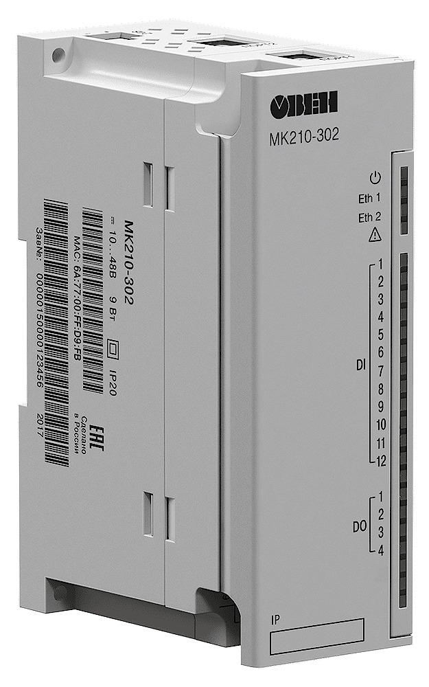 Изображение Модуль дискретного ввода/вывода Овен (Ethernet) МК210-302