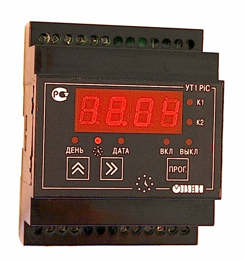 Изображение Универсальный таймер реального времени двухканальный ОВЕН УТ-1 Д