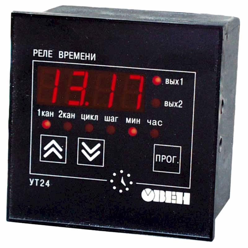 Изображение Микропроцессорное реле времени двухканальное ОВЕН УТ24-Щ1.Р