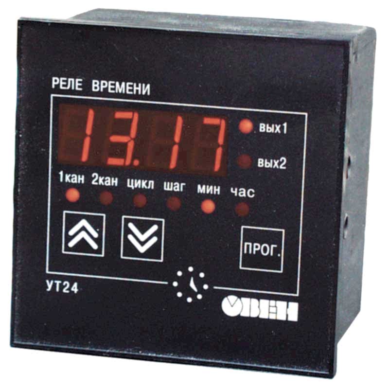 Изображение Микропроцессорное реле времени двухканальное ОВЕН УТ24-Щ1.С