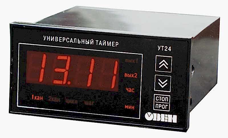 Изображение Микропроцессорное реле времени двухканальное ОВЕН УТ24-Щ2.К