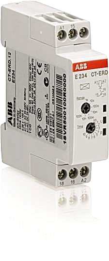 Изображение ABB CT-ERD Реле времени (задержка на вкл) 24-48V DC, 24-240B AC 7 1ПК
