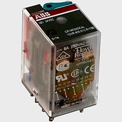 Изображение ABB CR-M024DC4L Промежуточное реле 24V 6A 4ПК (DC)