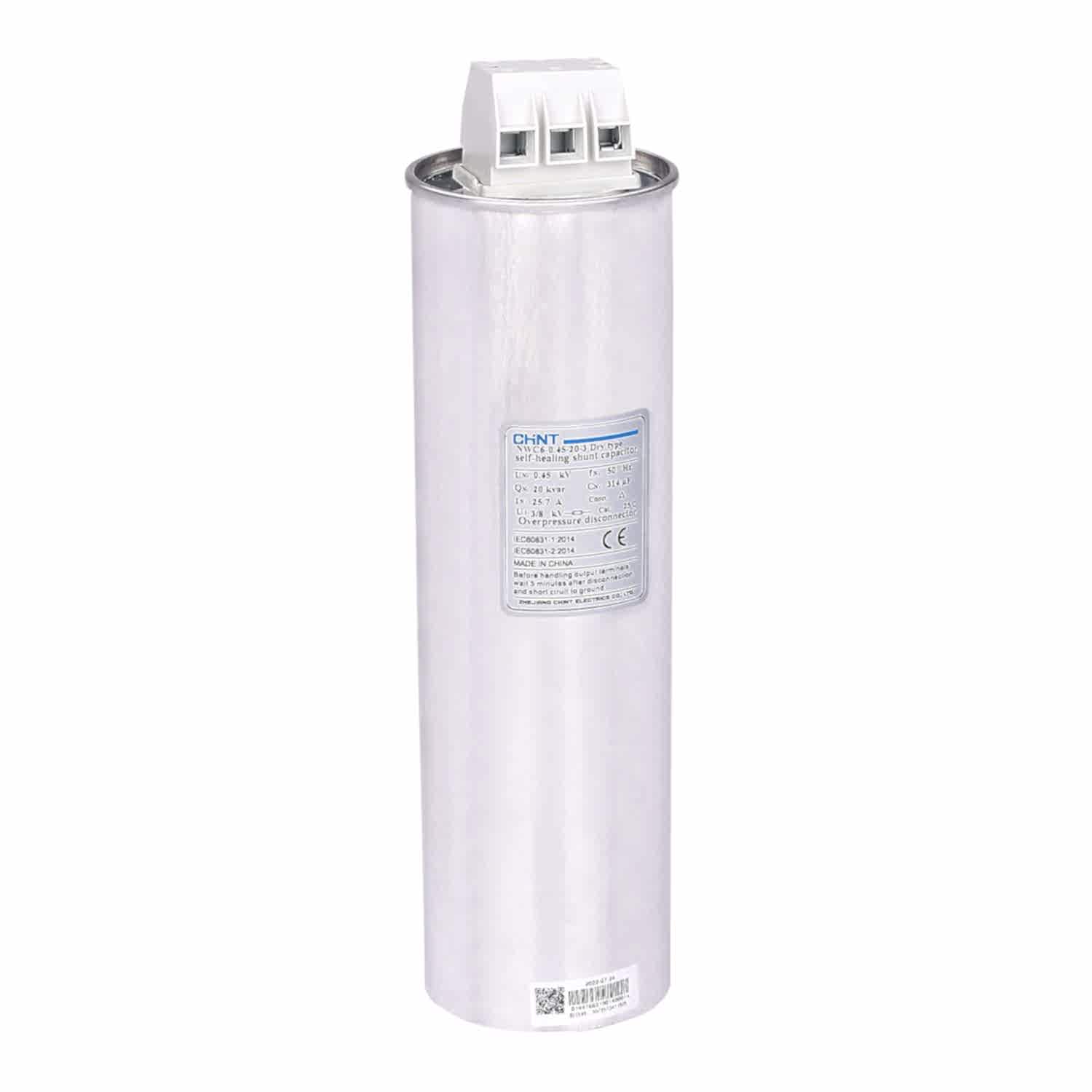 Изображение CHINT Трехфазный конденсатор NWC6-0.45-20-3,  АС450В, 20кВАр